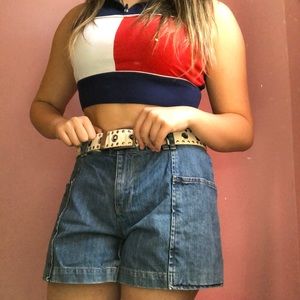 Vintage Tommy Hilfiger Jean Shorts Light Denim